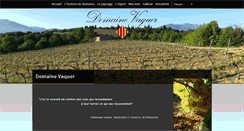 Desktop Screenshot of domaine-vaquer.com